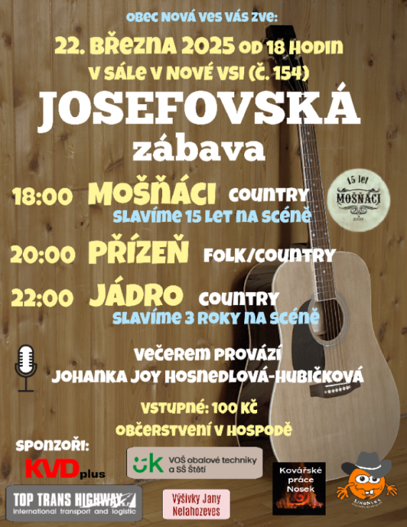 JOSEFOVSKÁ zábava