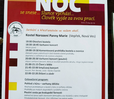 Noc kostelů 2020