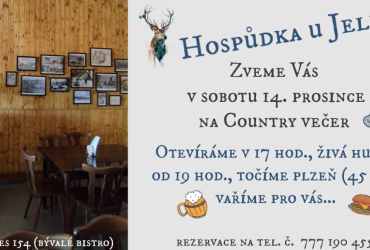 Hospůdka U Jelena pořádá Country večer