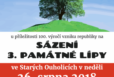 Sázení 3 památné lípy