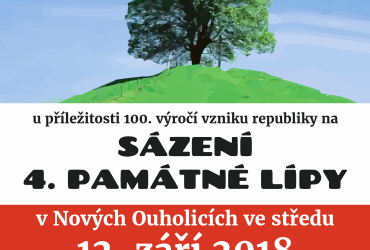 Sázení 4. památné lípy